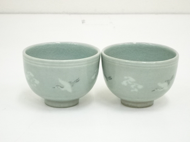 道具 ] - 道具 柳海剛造 高麗青磁茶碗・湯呑2客 セット | ネット